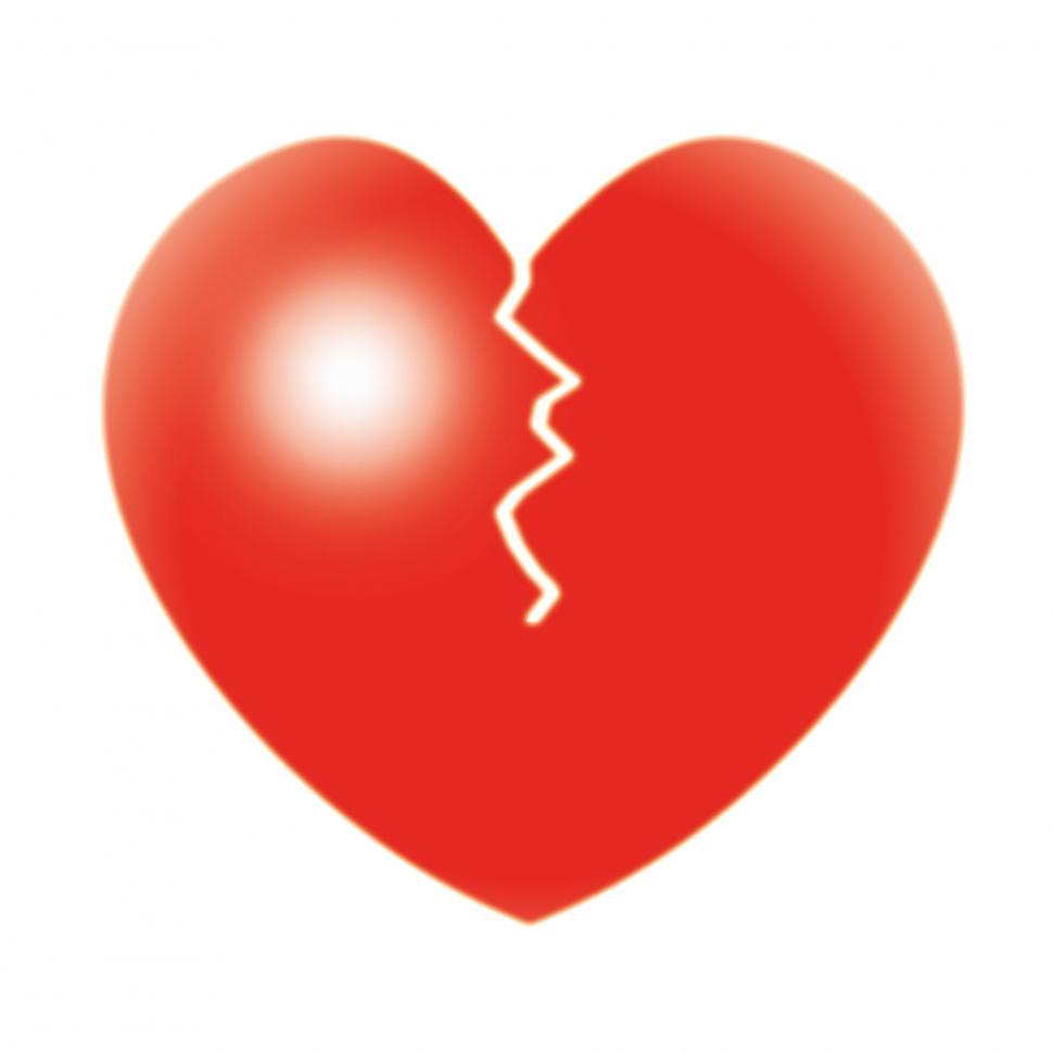Free Image of Broken Heart Shows Valentine s Day And Broken-Heart 
