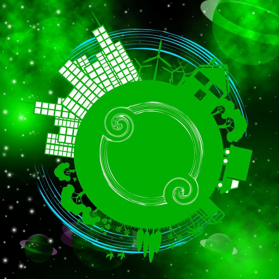 Free Image of World City Means Eco Friendly And Cityscape 