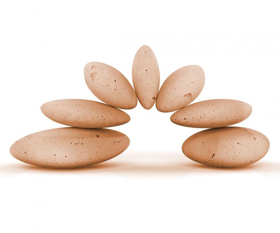 Free Image of Spa Stones Shows Equal Value And Balanced 