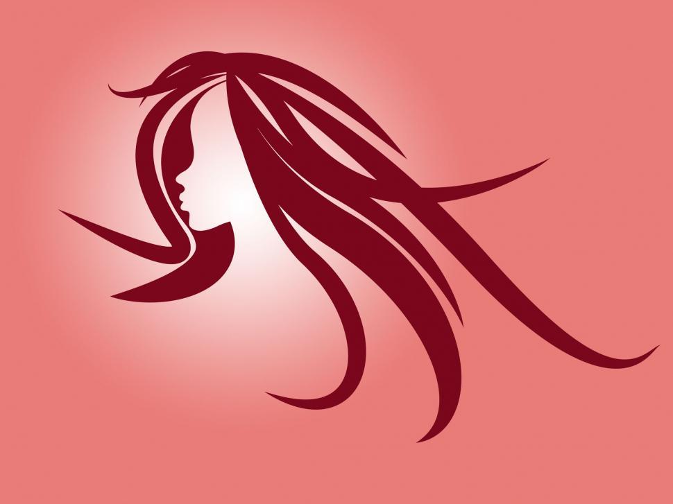 Free Image of Hair Mauve Indicates Good Looking And Adult 