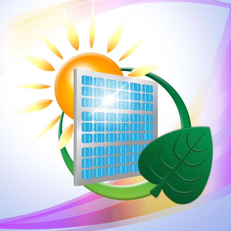 Free Image of Green Energy Shows Solar Powered And Eco-Friendly 