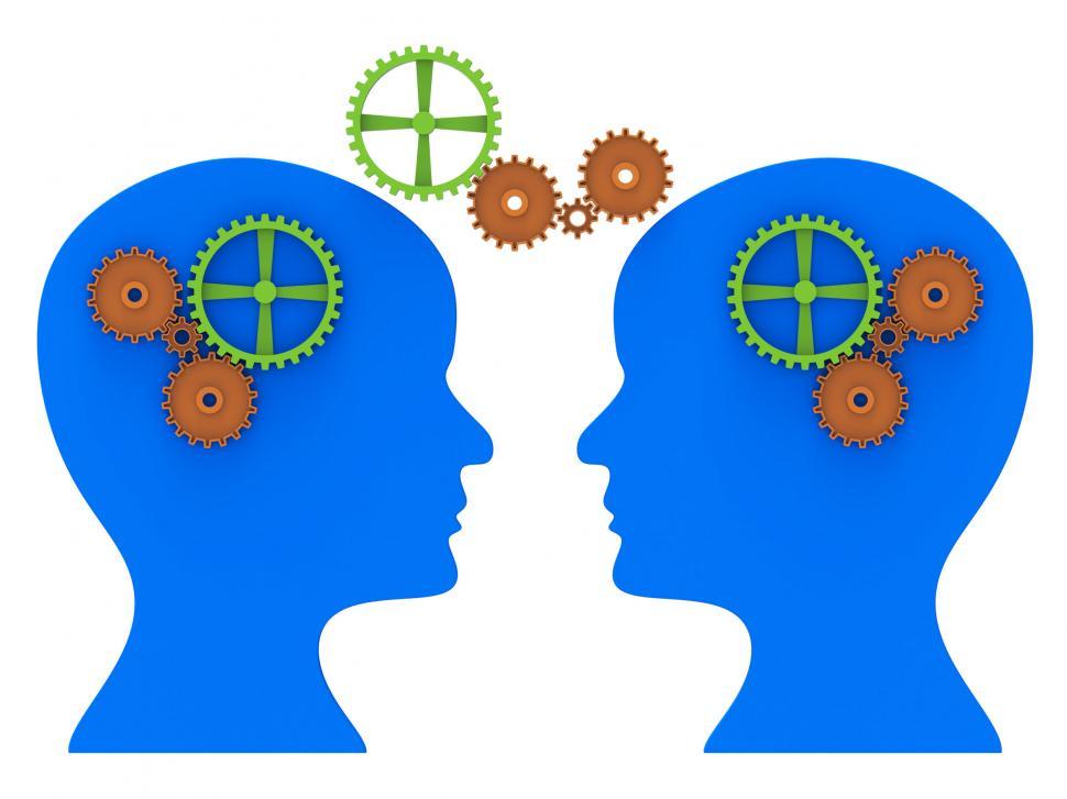 Free Image of Head Brain Shows Think About It And Intelligence 