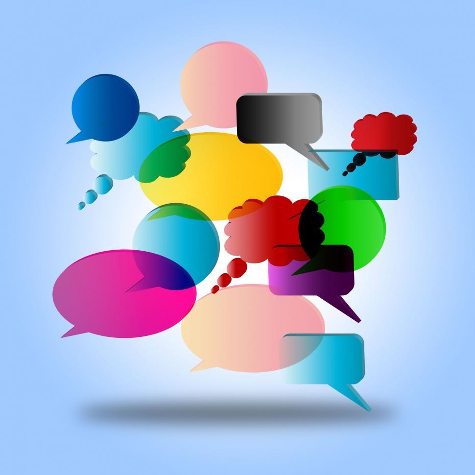 Free Image of Speech Bubble Indicates Speak Dialogue And Speaking 