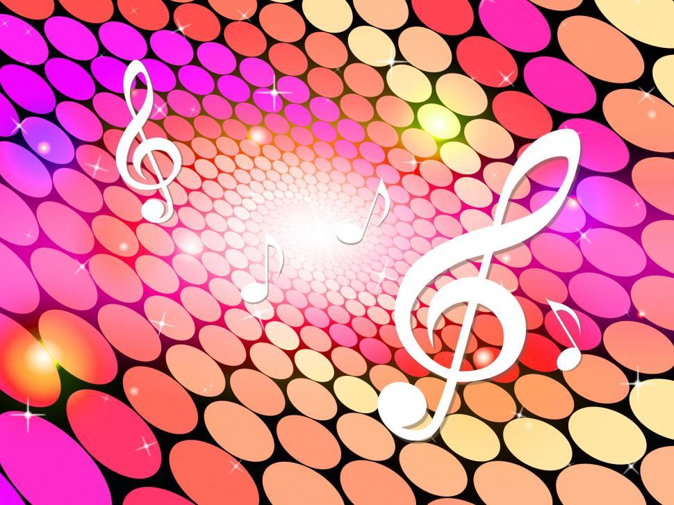 Free Image of Notes Background Means Sheet Music And Backdrop 
