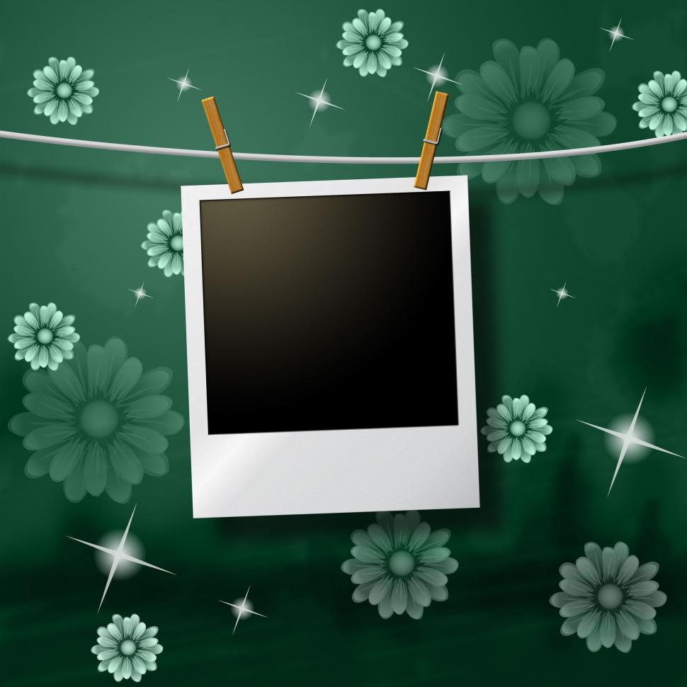 Free Image of Photo Frames Indicates Text Space And Background 