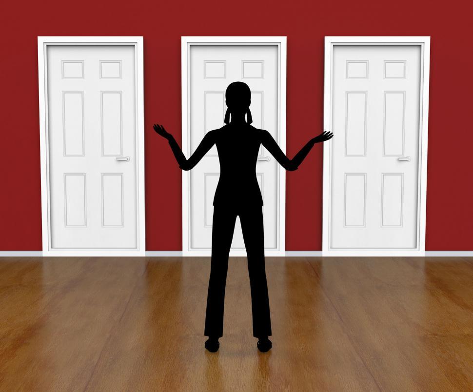 Free Image of Silhouette Doors Means Doorways Direction And Choose 