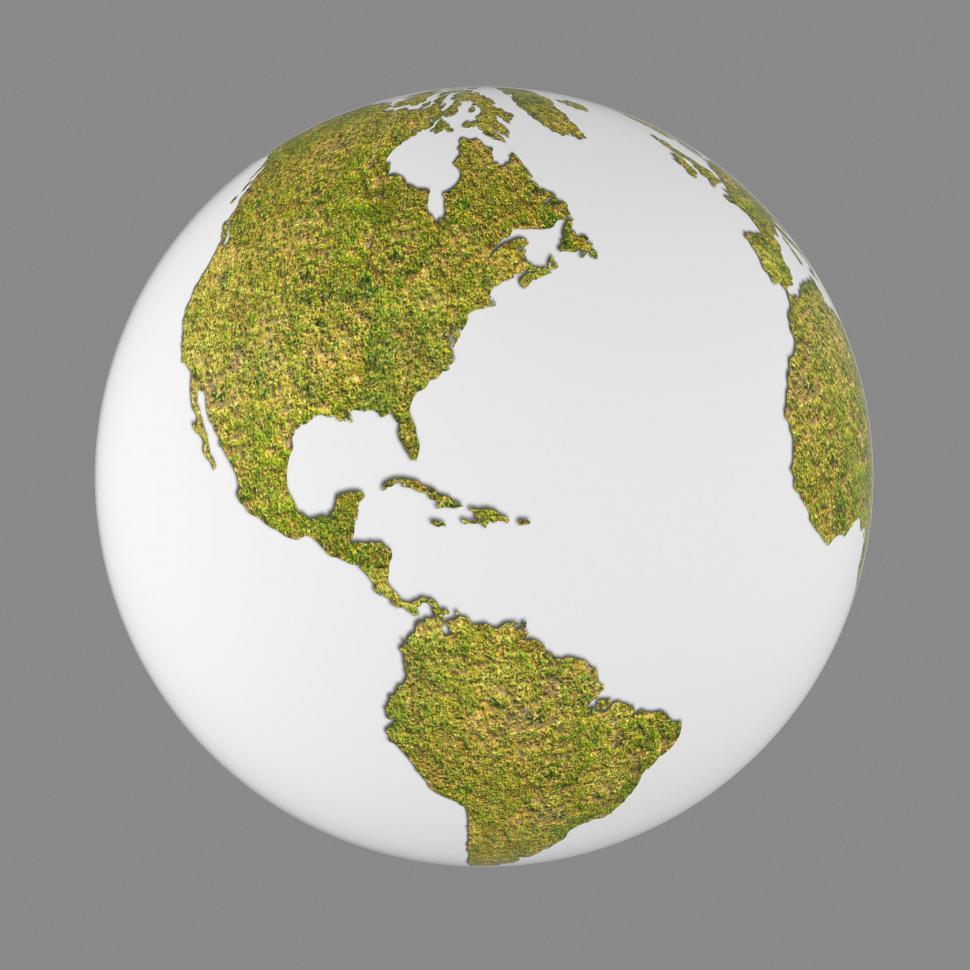Free Image of Earth Globe Means Solar System And Planets 