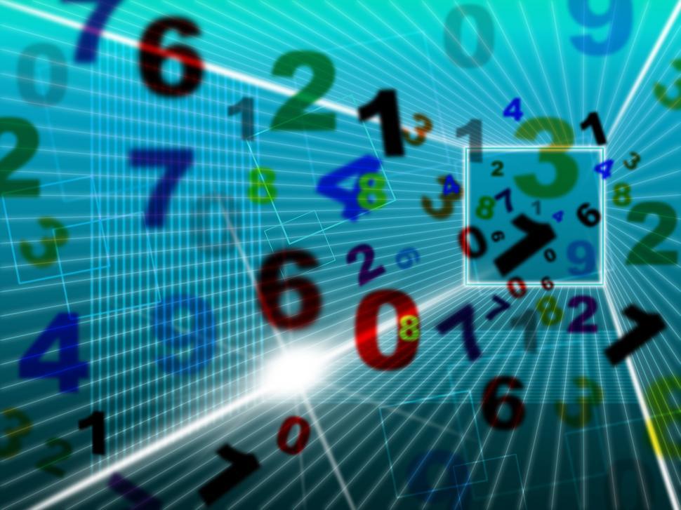 Free Image of Maths Numbers Represents High Tech And College 
