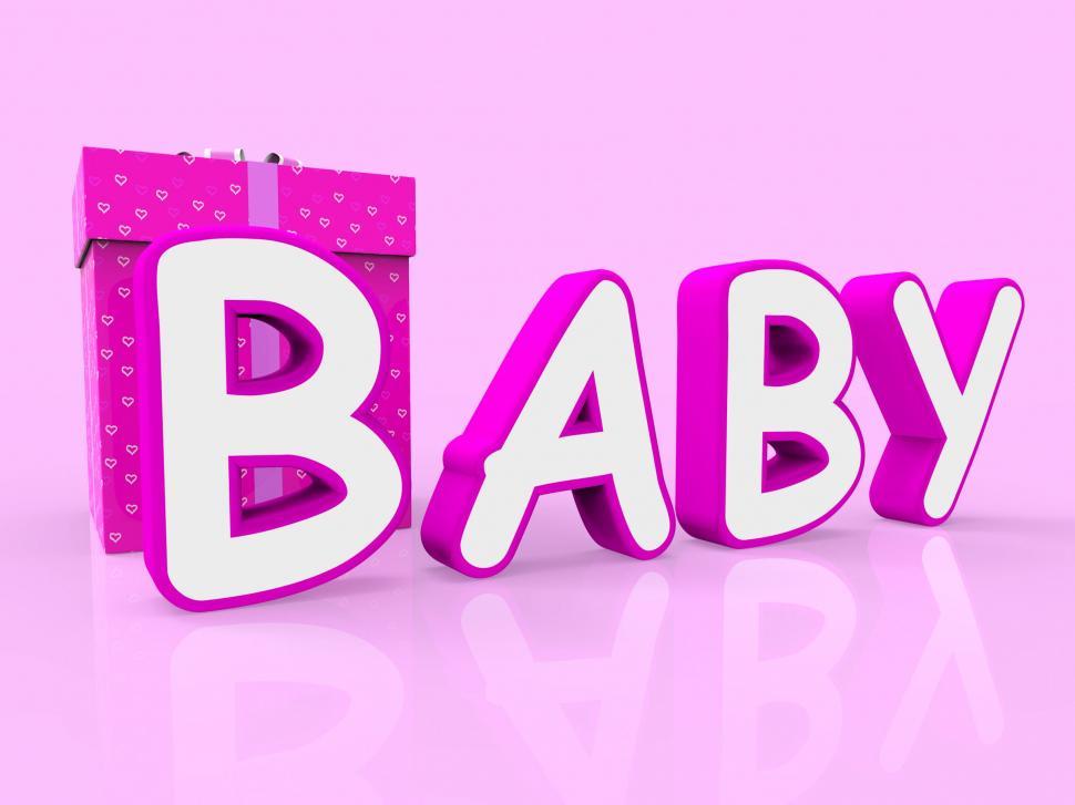 Free Image of Gift Baby Represents Gift-Box Surprises And Gifts 