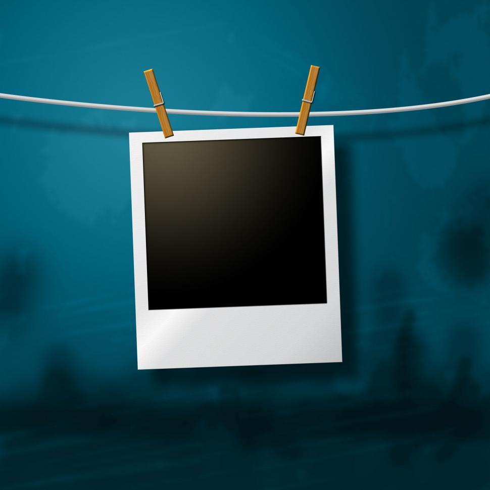 Free Image of Photo Frames Represents Blank Space And Cement 