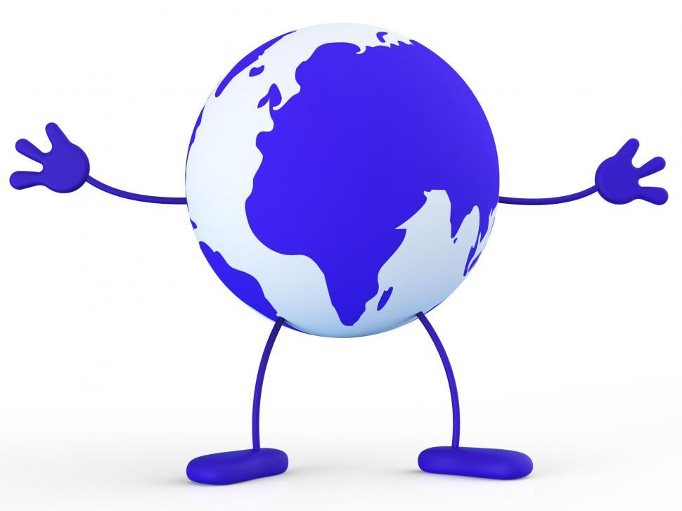 Free Image of Character World Means Earth Globally And Worldly 