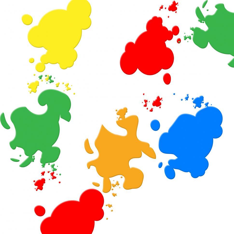 Free Image of Background Colors Indicates Blots Backdrop And Spatter 