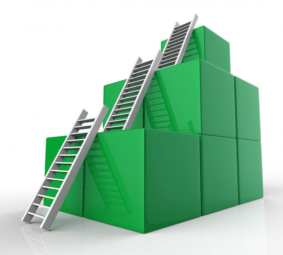 Free Image of Growth Ladders Represents Victorious Victory And Rise 