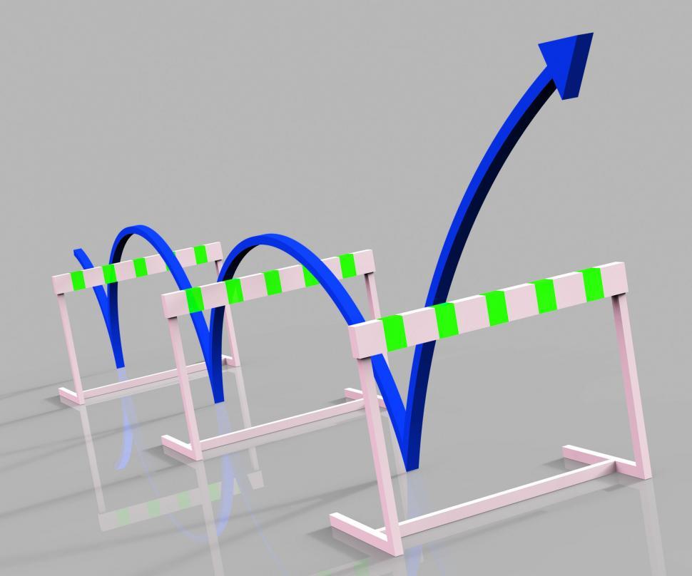 Free Image of Hurdle Overcome Means Conquering Adversity And Barrier 