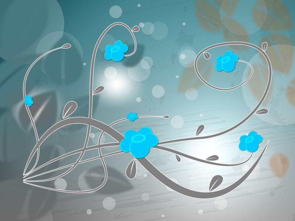 Free Image of Background Blue Indicates Light Burst And Glare 