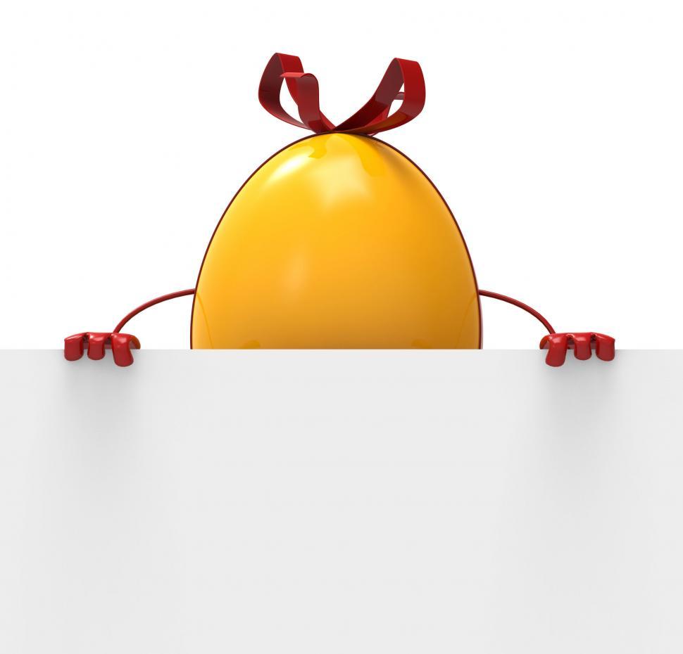Free Image of Easter Egg Indicates Empty Space And Copy 