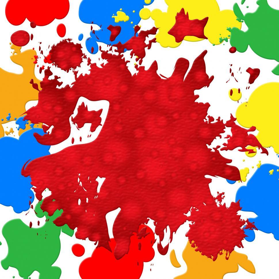 Free Image of Paint Color Shows Backdrop Blot And Vibrant 