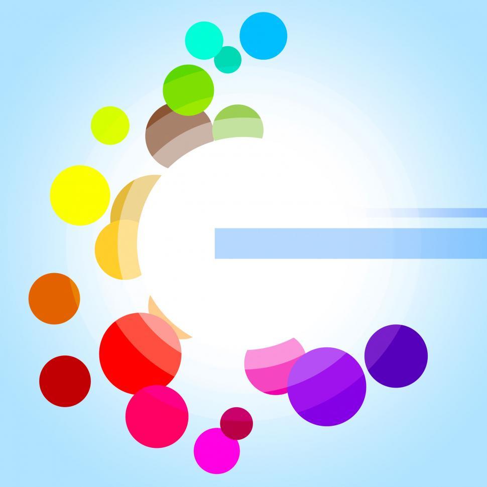 Free Image of Circles Background Indicates Light Burst And Ring 
