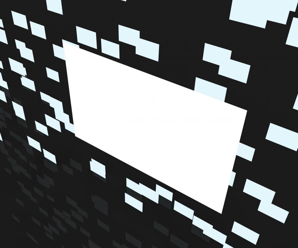 Free Image of Copyspace Technology Represents High-Tech Blank And Digital 