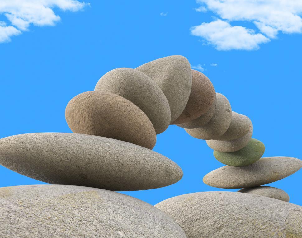 Free Image of Spa Stones Indicates Relax Wellness And Equilibrium 