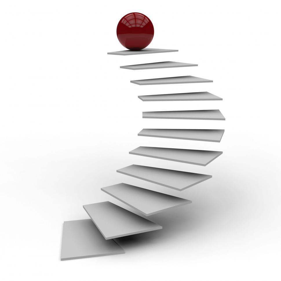 Free Image of Success Top Means Staircase Upstairs And Resolution 