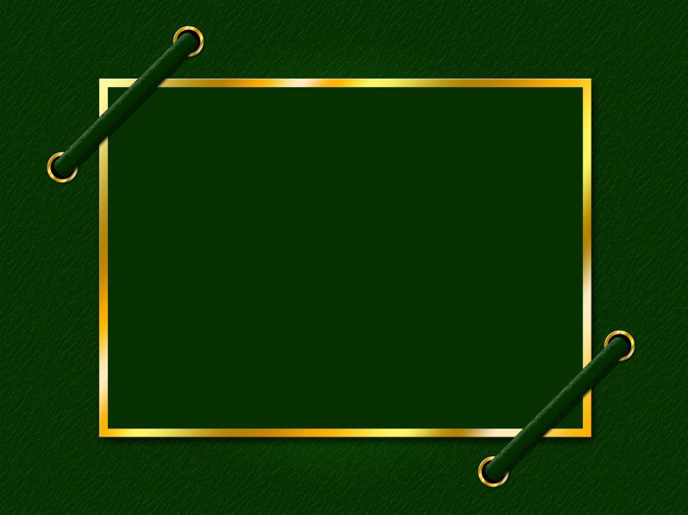 Free Image of Frame Parchment Shows Empty Space And Boundary 