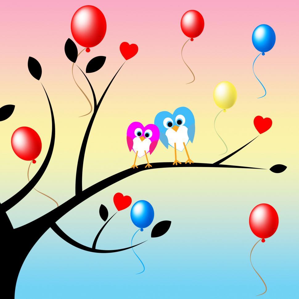 Free Image of Owls Heart Represents Tree Trunk And Environment 