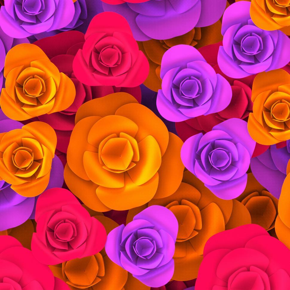 Free Image of Color Roses Indicates Background Valentines And Colourful 