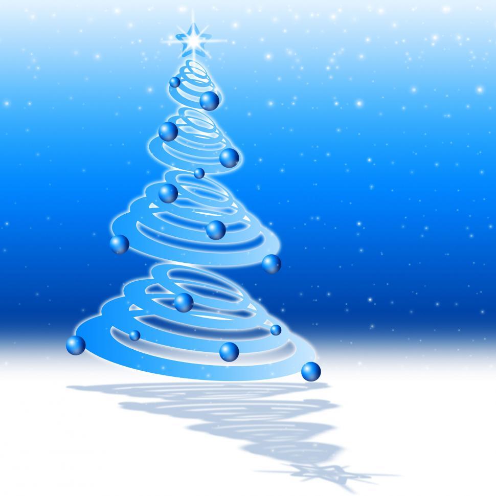 Free Image of Xmas Tree Means Empty Space And Backdrop 