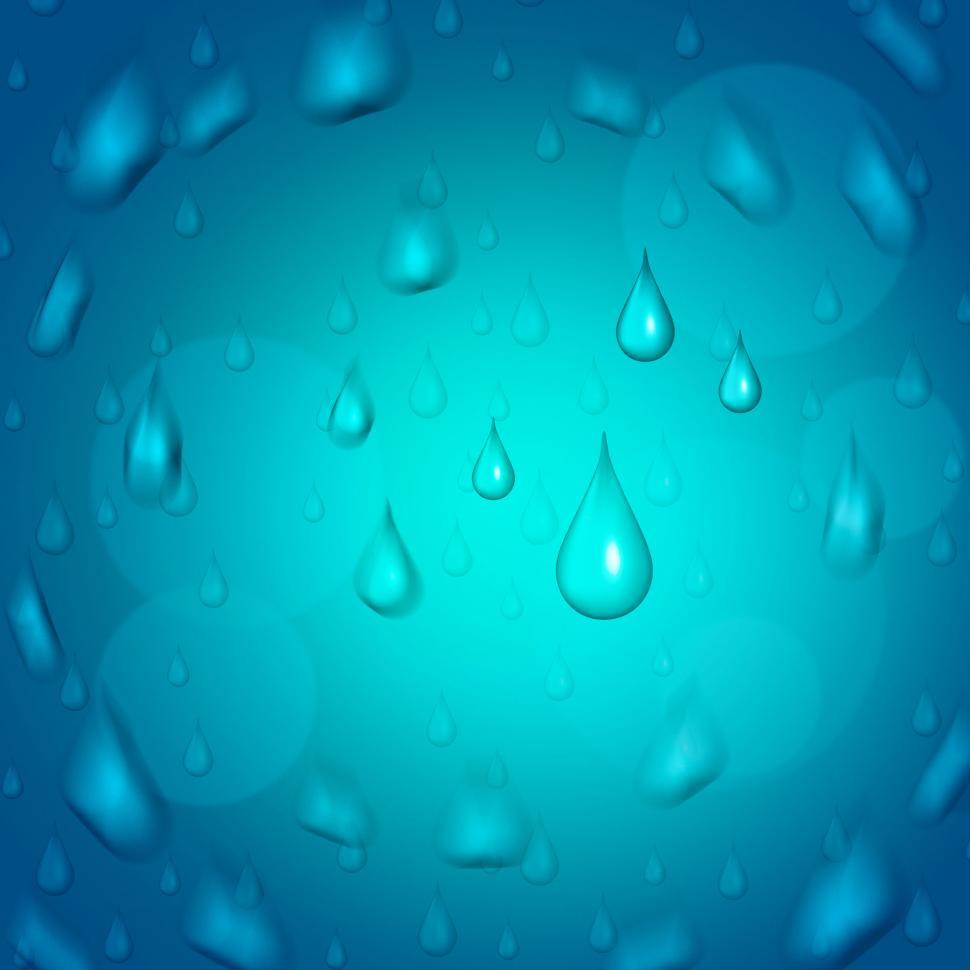 Free Image of Rain Drop Shows Downpour Rains And Raindrop 