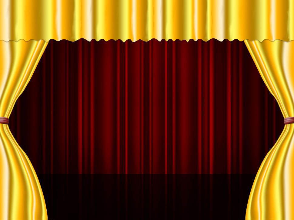 Free Image of Copyspace Stage Represents Live Event And Copy-Space 