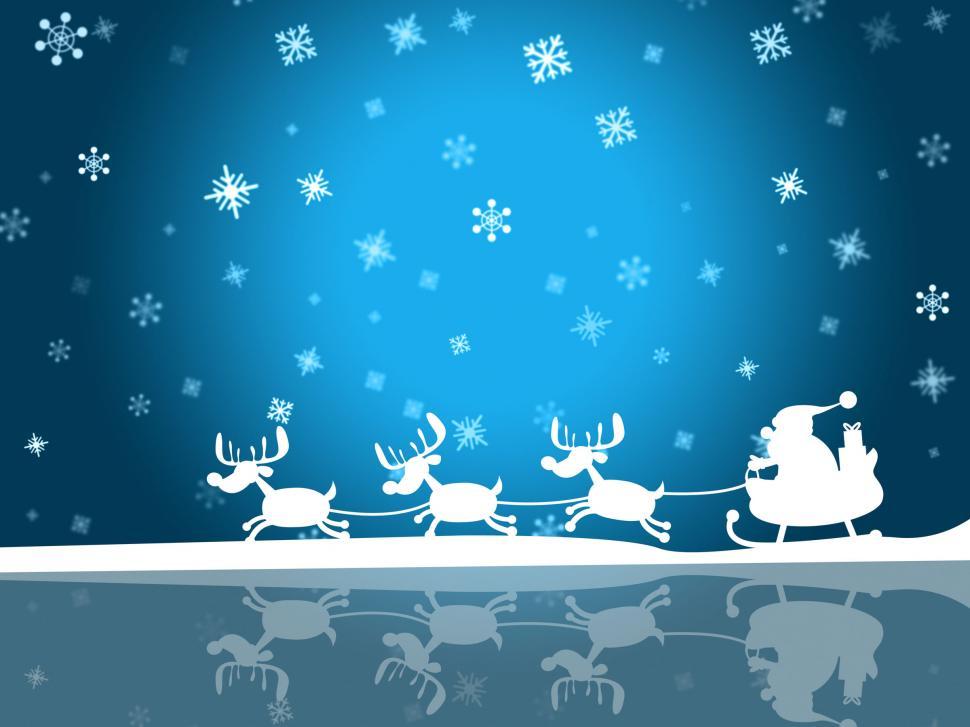 Free Image of Xmas Santa Indicates Father Christmas And Frost 