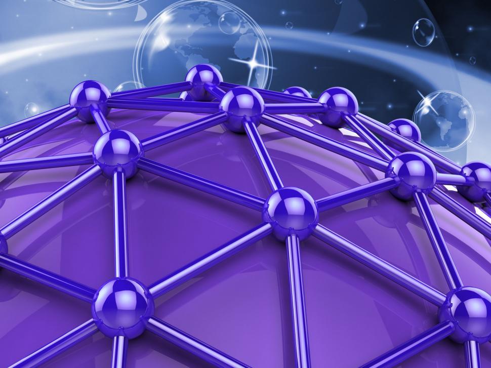 Free Image of Computer Global Represents Lan Network And Communication 