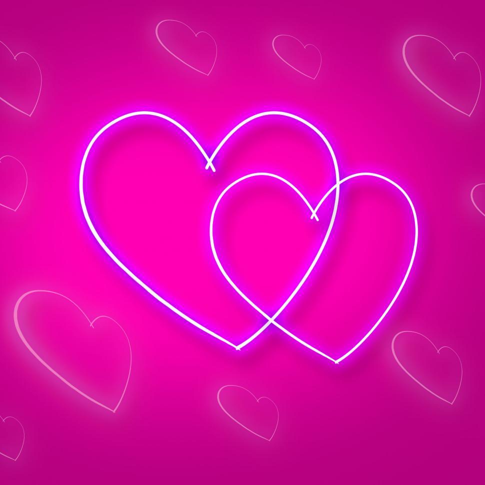 Free Image of Hearts Intertwinted Represents Passion Background And Relationsh 