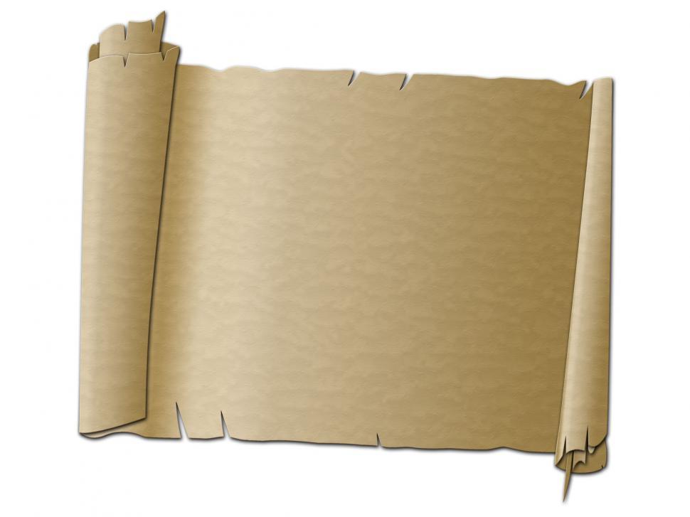 Free Image of Paper Scroll Represents Antique Parchment And Diploma 