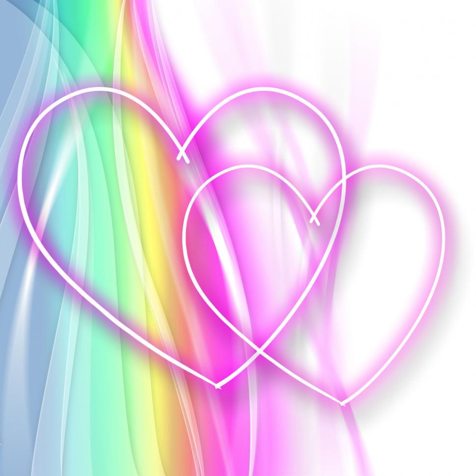 Free Image of Background Hearts Means Valentine s Day And Backdrop 