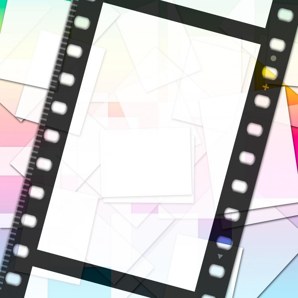 Free Image of Filmstrip Paper Means Empty Space And Copy 