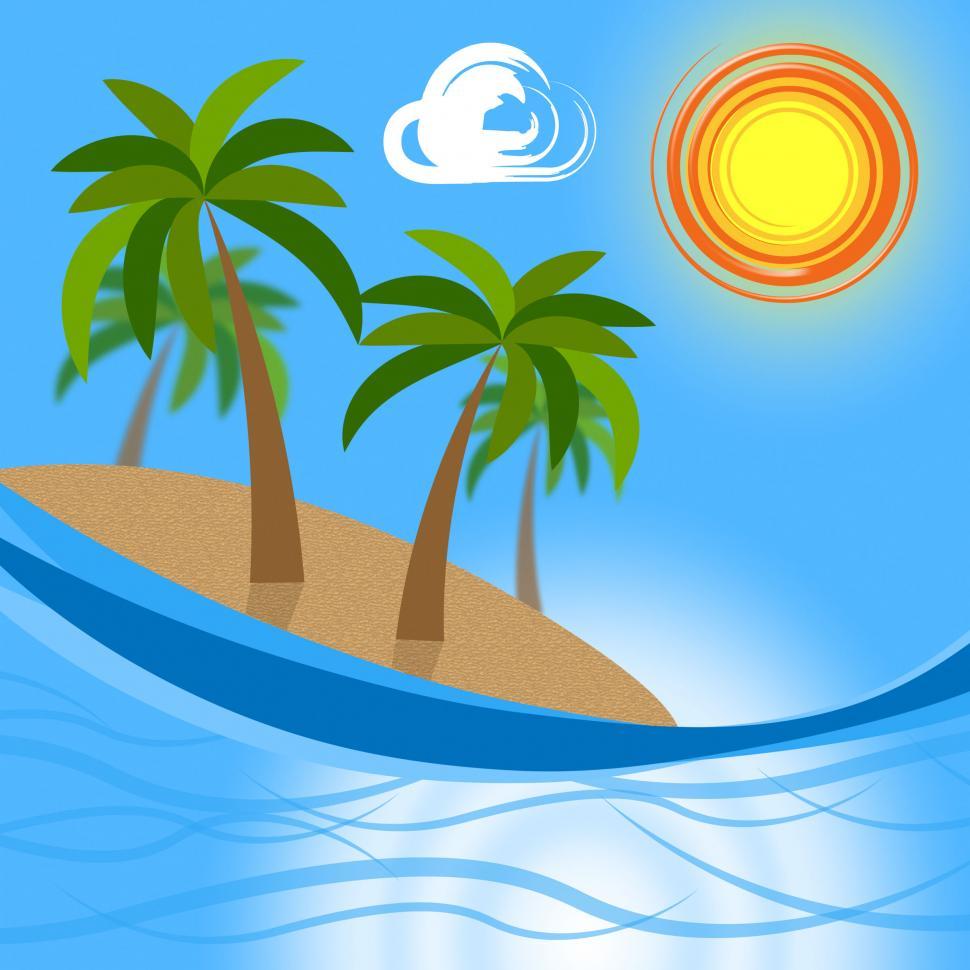Free Image of Tropical Island Shows Go On Leave And Atoll 
