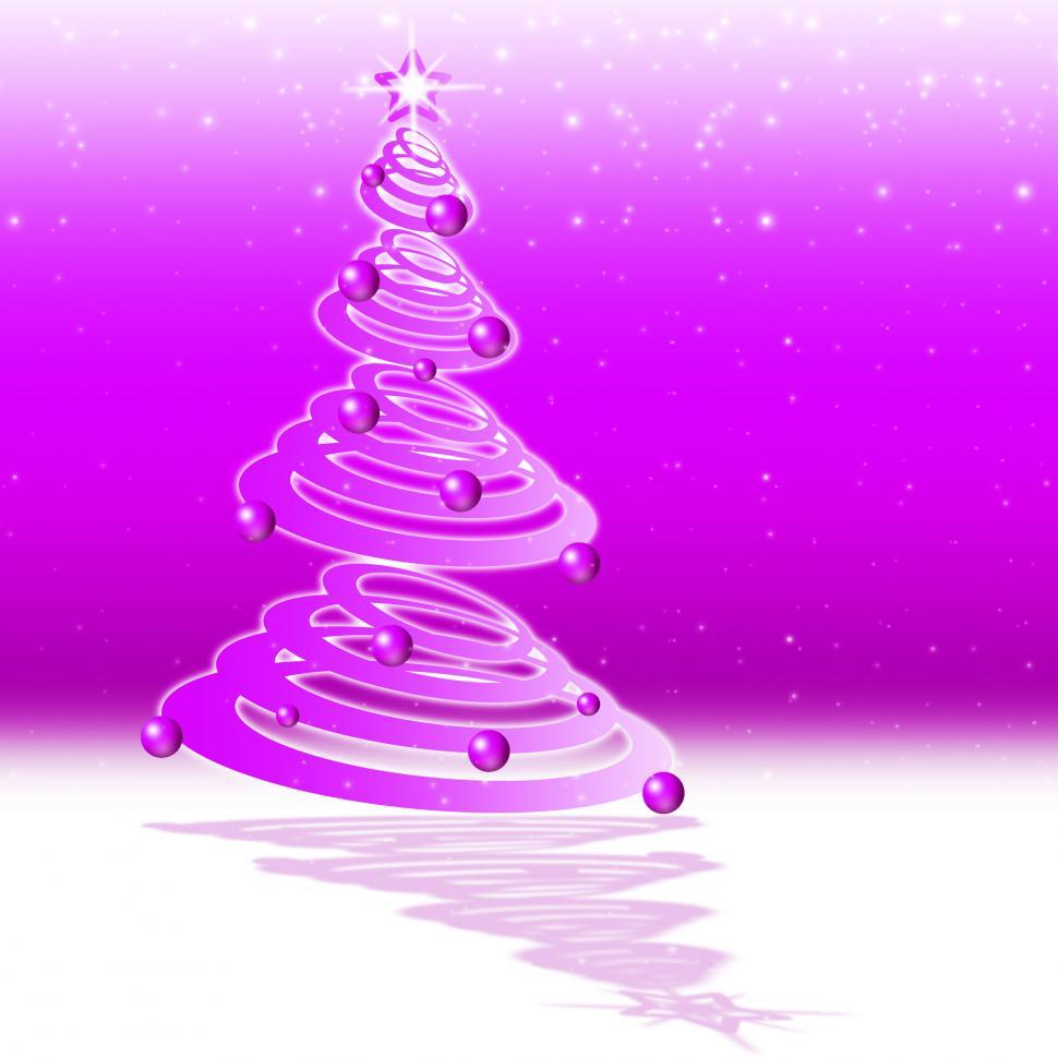Free Image of Xmas Tree Indicates New Year And Christmas 