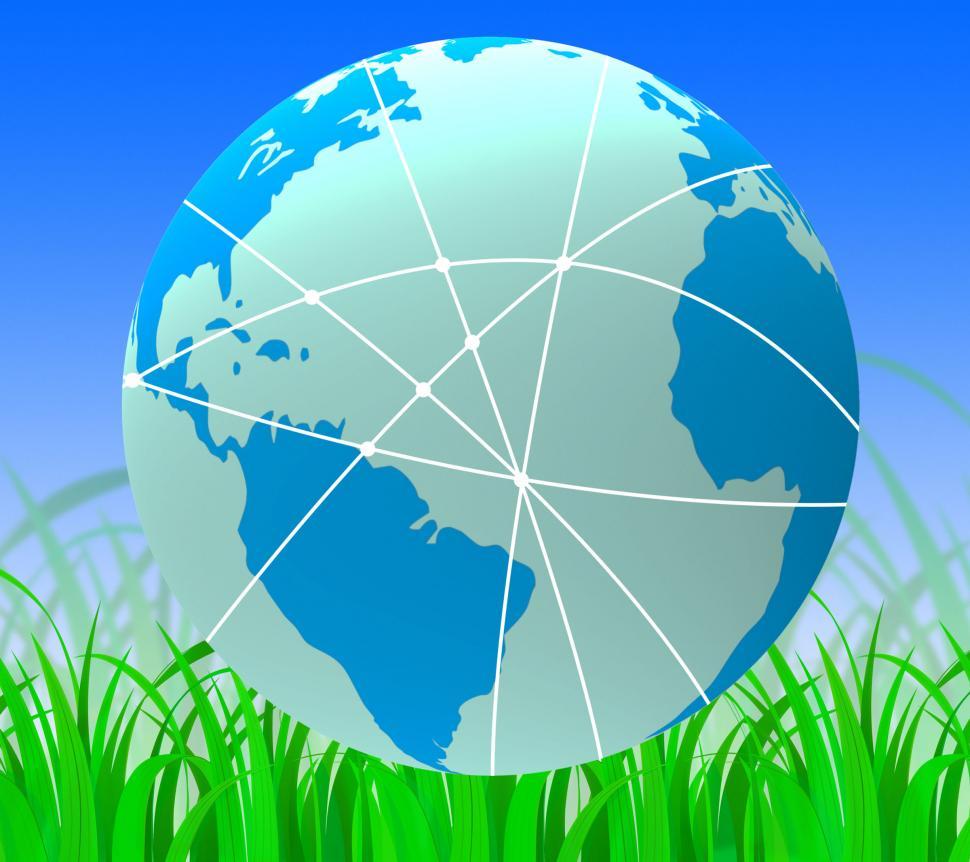 Free Image of Global World Represents Travel Guide And Globe 