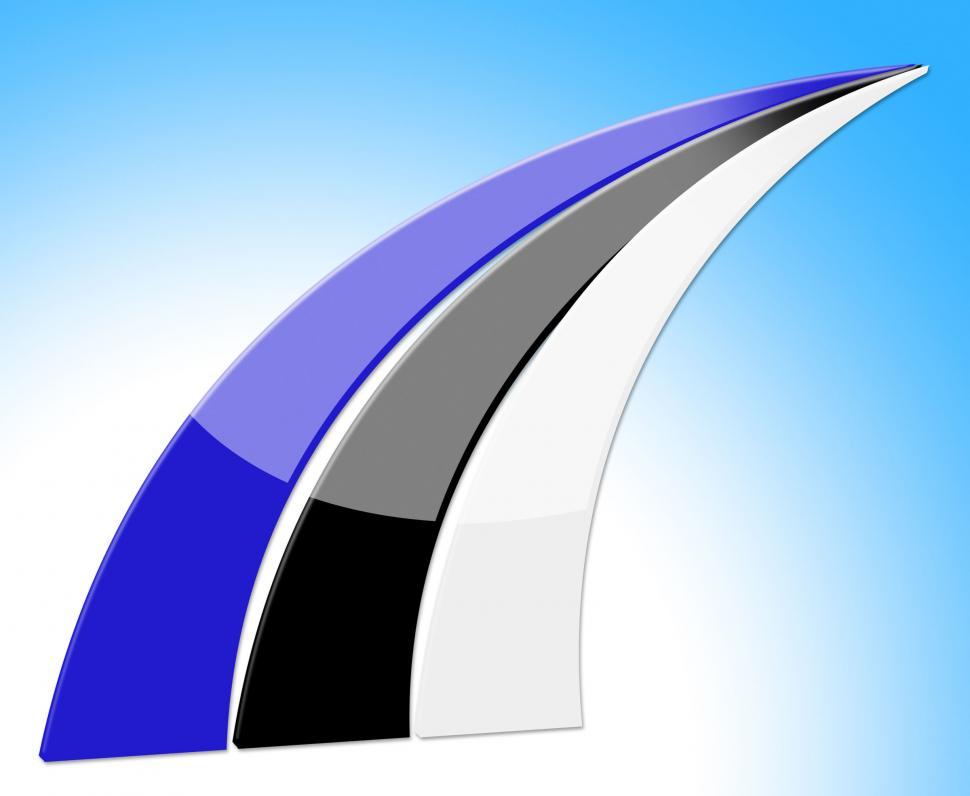 Free Image of Stripes Estonia Shows Waving Flag And Country 
