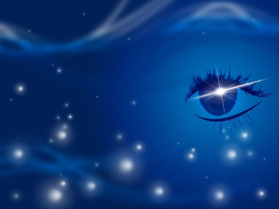 Free Image of Star Space Means Human Eye And Cosmos 