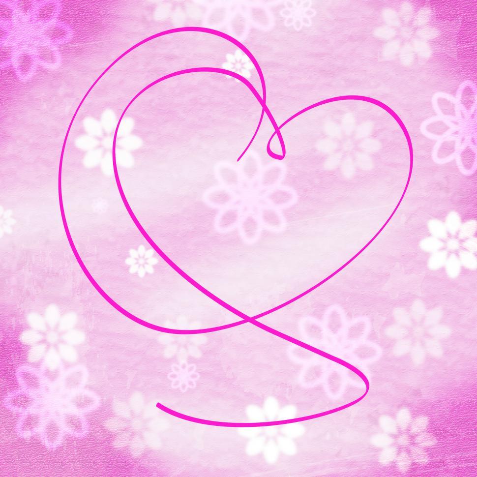 Free Image of Heart Copyspace Means Valentine s Day And Backdrop 
