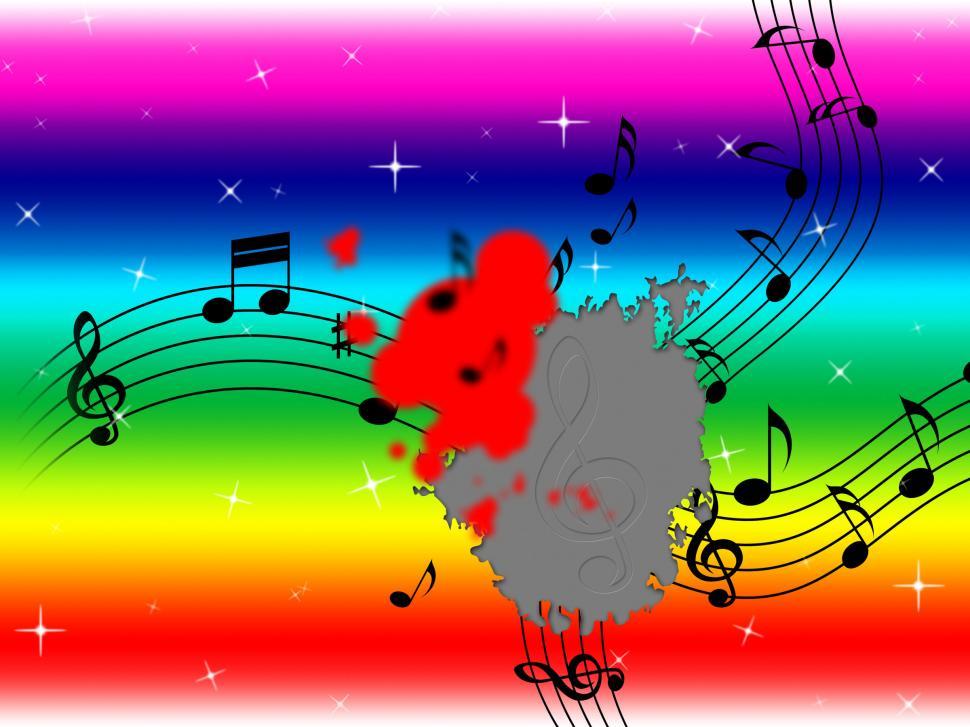 Free Image of Notes Music Shows Sound Track And Acoustic 