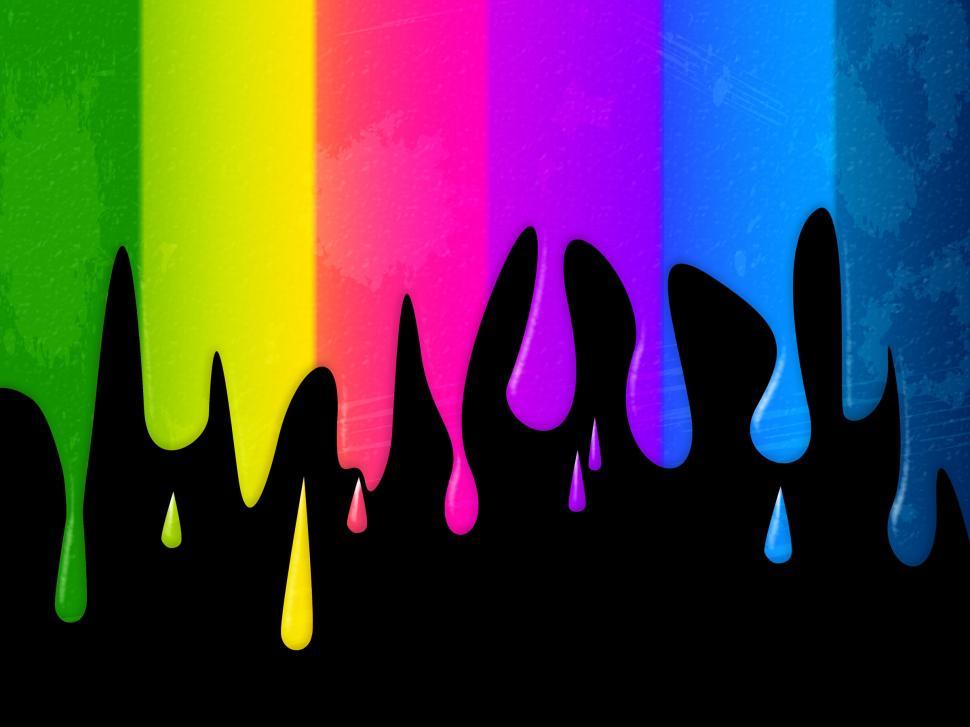Free Image of Paint Color Means Blank Space And Colorful 