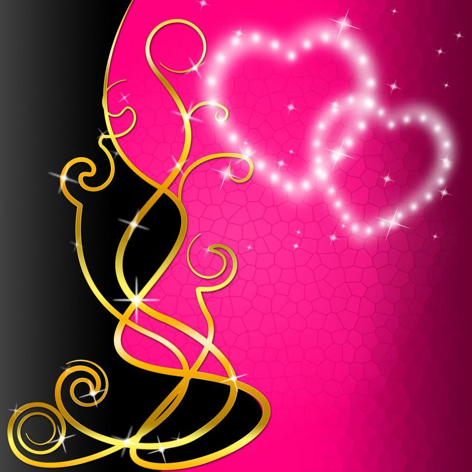 Free Image of Floral Background Shows Valentine s Day And Artwork 