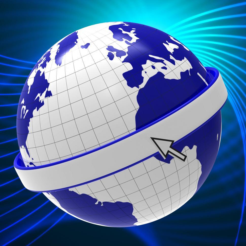 Free Image of Globe World Shows Blank Space And Copy 