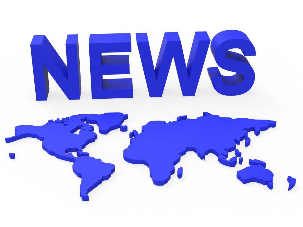Free Image of News World Means Newsletter Globalization And Globalise 