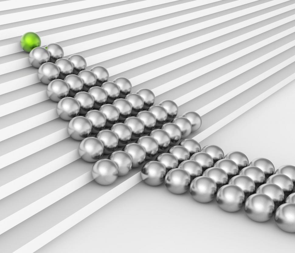 Free Image of Spheres Teamwork Shows Leadership Bubble And Authority 