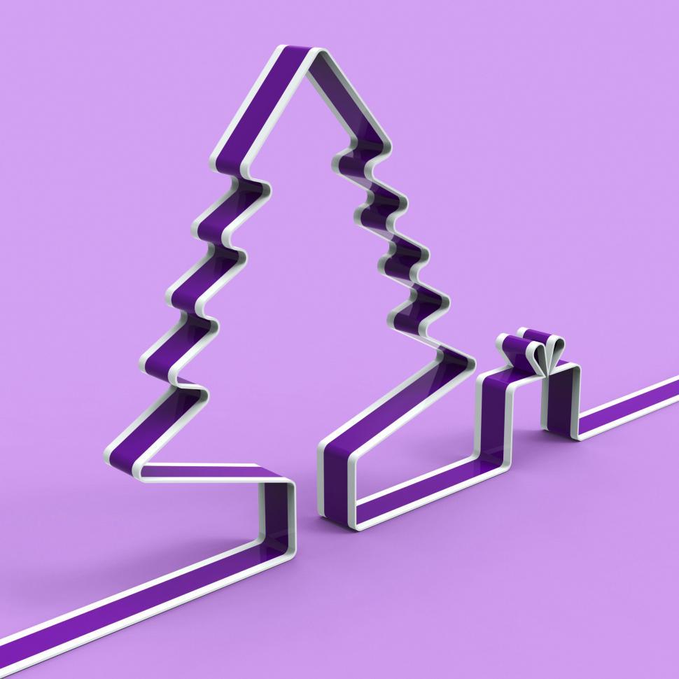 Free Image of Xmas Tree Shows New Year And Celebrate 